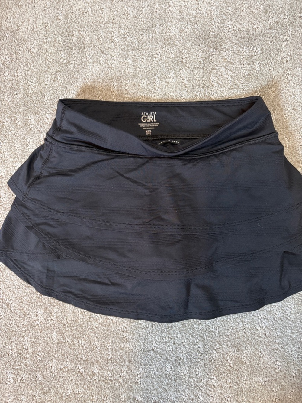 Athleta Girl Black Performance Skort